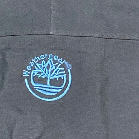 Timberland Weathergear Hooded Jacket XL Navy Blue Full Zip Weather Proof Hoodie - Picture 5 of 6